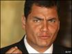 Ecuadorian President  Rafael Correa