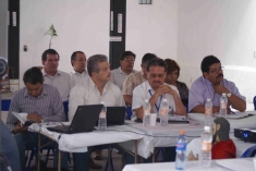 Representatives from CONAGUA at the second mesa de diálogo