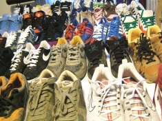 The average Nike shoe emits about 40 pounds of CO2