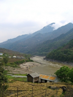 This village would be submerged by Fugong Dam