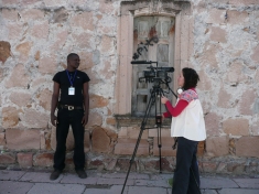 Carla filming in Temaca