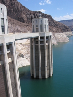 Hoover Dam intake, July 2008