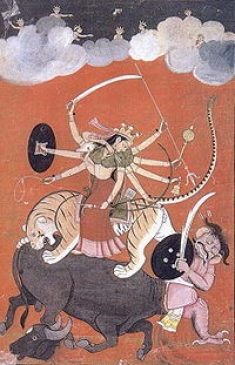 Durga - Hindu female warrior