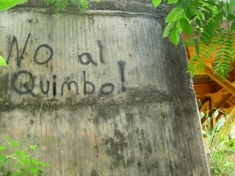 Resistance to El Quimbo dam by the local community.