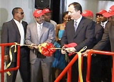 Meles Zenawi and Italy's Foreign Minister inaugurate Gilgel Gibe 2