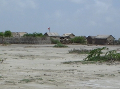 Kharochan village in the Indus Delta