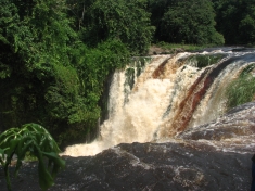 The Kongou Falls in Gabon