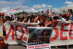 Dam-Affected People Protest Against Belo Monte Dam in Brasilia