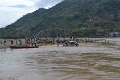 Celebration on Cauca River