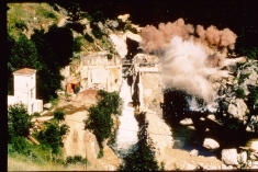Saint-Etienne-du-Vigan Dam, Upper Allier River, France, June 1998
