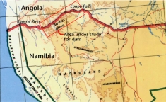 Geographic Map of the Area Affected by the Proposed Epupa Dam