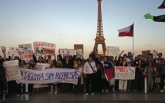 Protests Against HidroAysén in Paris, May 2011