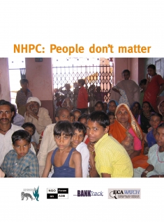 Report Cover: NHPC, People Don't Matter