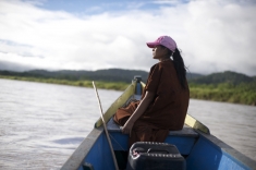 Ashaninka communties, led by Ruth Buendia, are fighting plans to build dams in the Peruvian Amazon.