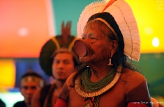 Chief Raoni Metuktire, leader of the Kayapó indigenous people