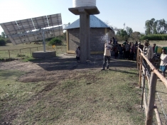 DWC helped implement this solar pumping station in Ethiopia.