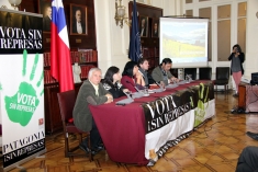 The Vota Sin Represas Campaign is launched in Santiago