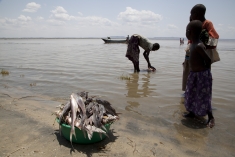 Fishing in Lake Turkana