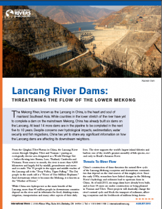 Lancang River Dams