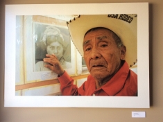 This is the photograph that hangs behind my desk. Nicolas Chen, a survivor from Rio Negro, caresses the photograph of his daughter, Marta Julia Chen Osorio. He is also the father of Carlos Chen, principal negotiator for COCAHICH. Photo taken in Rabinal, Guatemala. July 27, 2007