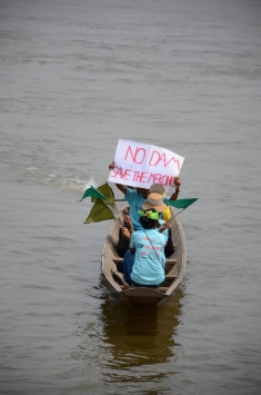 Day of Action for Rivers protests held along the Mekong River