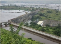 Inga 1 Dam and take off canal for Inga 2 Dam