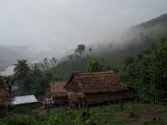 Several Lao villages affected by the Xayaburi Dam are being resettled to the village of Houay Hip, where land is scarce and the risk of food insecurity is high