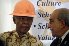 Nelson Mandela and Kader Asmal