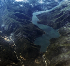 Pangue Dam at the Biobio River.