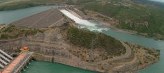 The Xingo Dam on the Sao Francisco River in Brazil.