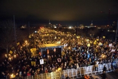 Night vigil in front of COP15 on Saturday, echoed by actions worldwide to show solidarity with least developed countries