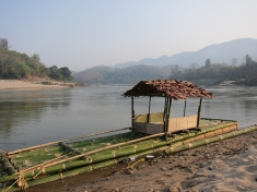 Boat by the Salween River