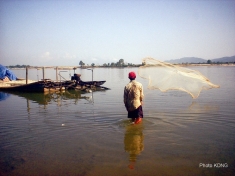 Fishing on the Irrawaddy near the Myitsone Dam
