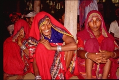 Women affected by the Sardar Sarovar Dam in India