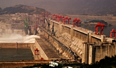 The Three Gorges Dam on the Yangtze River