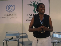 Rudo speaking at COP-17