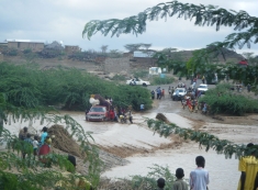 Flash floods, Lodwar - Kalakol road, Kenya
