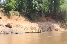Erosion along the Hinboun River