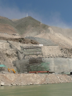 Ahai Dam Construction, Jinsha (Yangtze) River, China