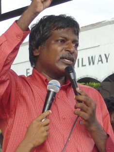 Mr. E. Thambiah, representing People's Campaign Against Upper-Kotmale Project