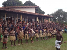 Indigenous protestors organize against the Belo Monte Dam