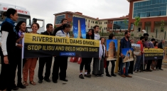International activists stand in solidarity against Turkey's Ilisu Dam, which threatens to drown Hasankeyf, a World Heritage site