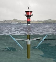 A tidal turbine