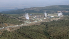 Olkaria geothermal plant in Kenya. Photo: D. Kammen